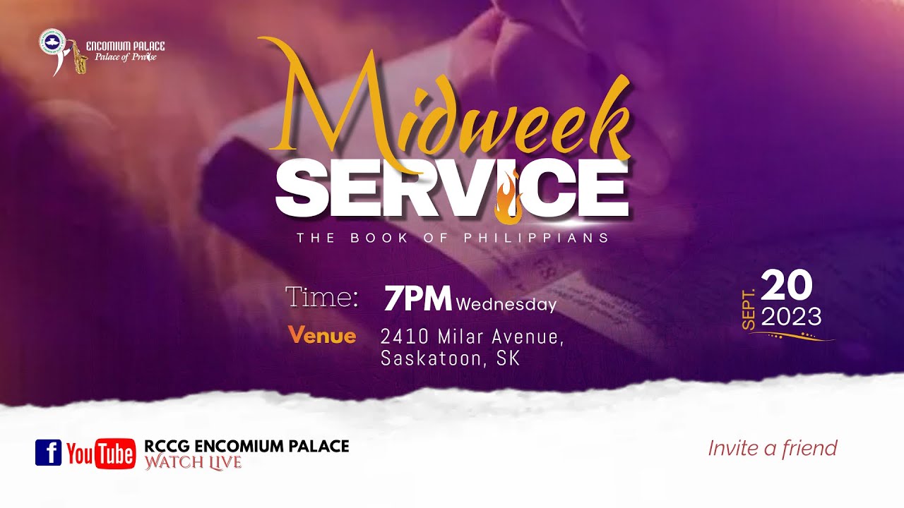 MIDWEEK SERVICE 20TH SEPTEMBER 2023 YouTube