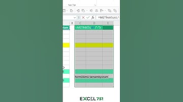 Excel - Metinböl Formülü - Birleştirilmiş verileri tek formülle ayrıştırın! #excel751  #excel
