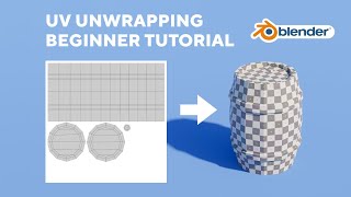 GAME ASSET BEGINNER TUTORIAL  UV Unwrapping In Blender (Part 2/5)