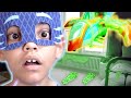 PJ Masks Im Echten Leben | Gefangen im Schleim! | PJ Masks Deutsch Pyjamahelden