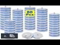 80 Toilet Bowl Wand Refills Fits for Clorox Toilet Brush Wand Upgrade 3 Layer