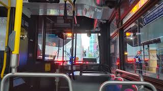 NYC Bus: New Flyer XD40 Q32 bus ride down Queens Boulevard and across the Queensboro Bridge
