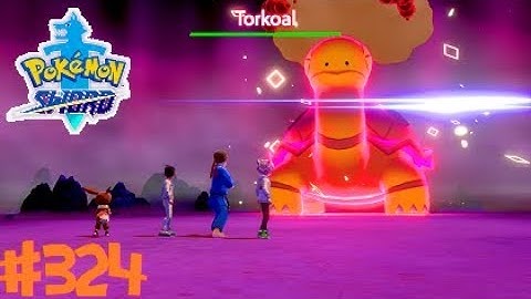 Pokemon Sword Shiny Dynamax Torkoal Raid & Catch