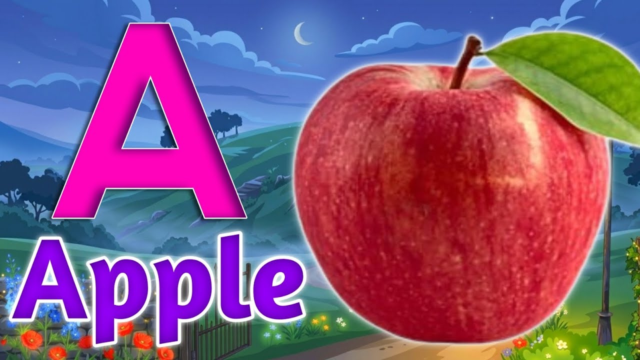 Phonics Song with TWO Words - A For Apple - ABC Alphabet Songs with ...