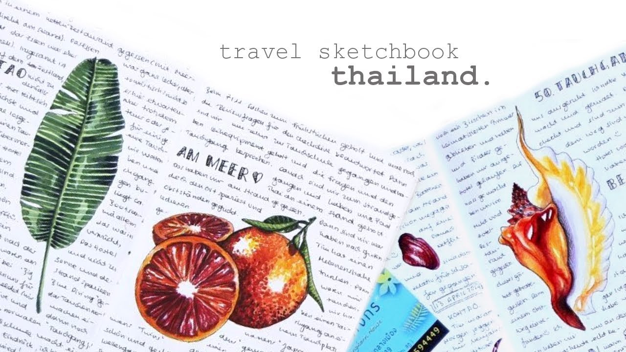 Travel Sketchbook Tour - Thailand