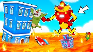 Roblox Oggy Become Super Hero In 'The Floor Is Lava