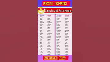 Thumbnail of Singular And Plural | Learn English 📚🤗#shorts #trending