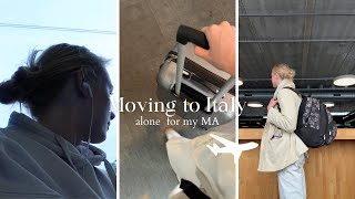 leaving my life behind and moving to Italy | travel vlog