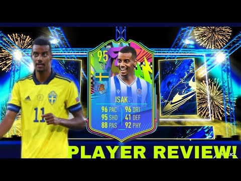 Omg What A Card Alexander Isak Fof Summer Stars Player Review Fifa 21 Ultimate Team Youtube