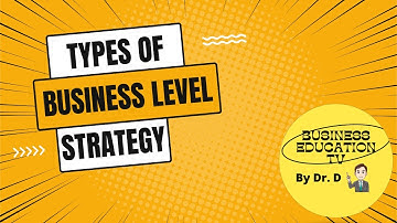 Types of Business Level Strategy