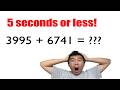 Number Sense / Mental Math 1: Addition and Subtraction