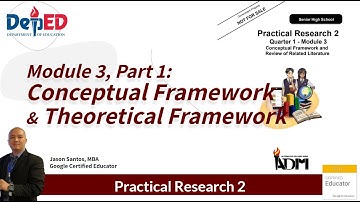 Practical Research 2 Q1 Module 3.1 (Conceptual Framework, Theoretical Framework)