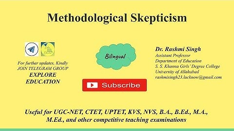 Methodological Skepticism