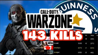 QUADS WORLD RECORD!! 143 KILLS!!! (I dropped 43!!) | Call of Duty Warzone