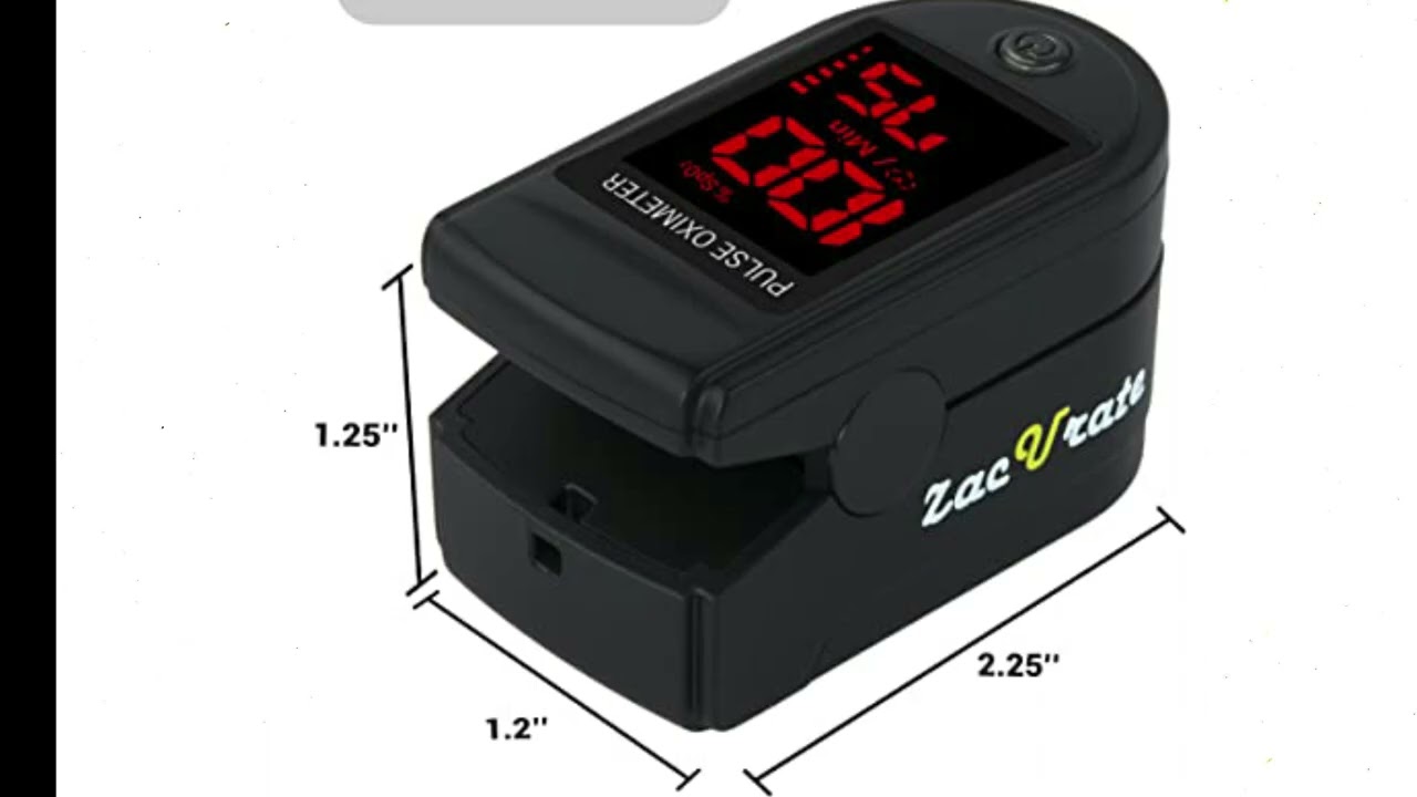 Fingertip Pulse Oximeter Blood Oxygen Saturation Monitor | Riverbluez.com