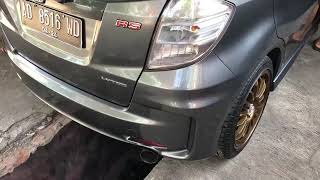 Honda Jazz RS Pake Knalpot Racing HKS