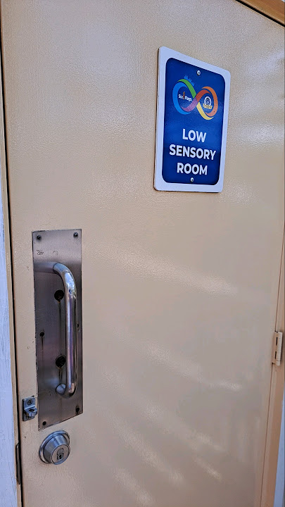 Low Sensory Room Locked at Six Flags St. Louis on Low Sensory Sunday