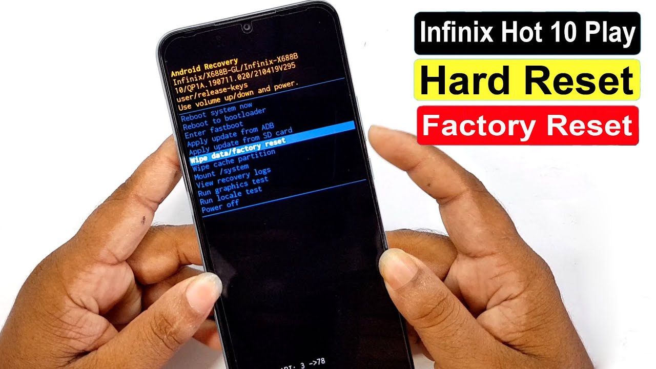 Как сбросить до заводских настроек телефон infinix