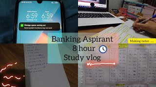A Day In life of Banking Aspirant | Study vlog | SBI PO | RRB PO | #studyvlogs