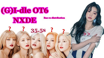 How would OT6 (G)I-dle sing "NXDE" (line re-distribution)