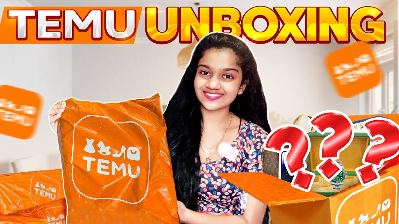 Temu oders 😍 කෙල්ලෝ ආසම දේවල් 🤩 || මෙච්චර Discount 😱😍 &  අම්මගෙන් හම්බුන new year gifts 👀🎁