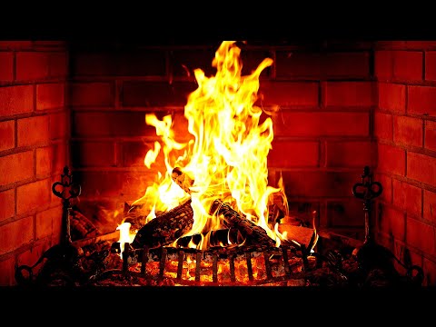 Cozy Fireplace 4K Fireplace With Burning Logs And Crackling Fire Sounds 