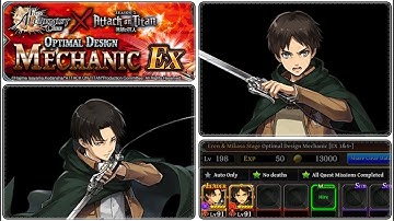 The Alchemist Code - Optimal Design Mechanic [EX 1&4+] All Missions