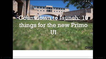Customising the new Primo UI