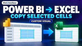 Copy Selected Cells from Power BI to Excel (Custom Visual)