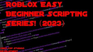 Roblox Easy Beginner Scripting Series 2023 Ep 1! (Printing)