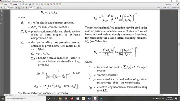 Laterally Unsupported Beam IS 800