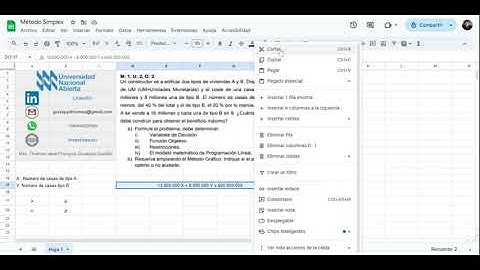 Optimización Por el Método Simplex
