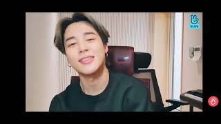 Jimin sings happy birthday to ARMY