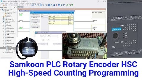 Samkoon PLC Rotary Encoder HSC High-Speed Counting Programming
