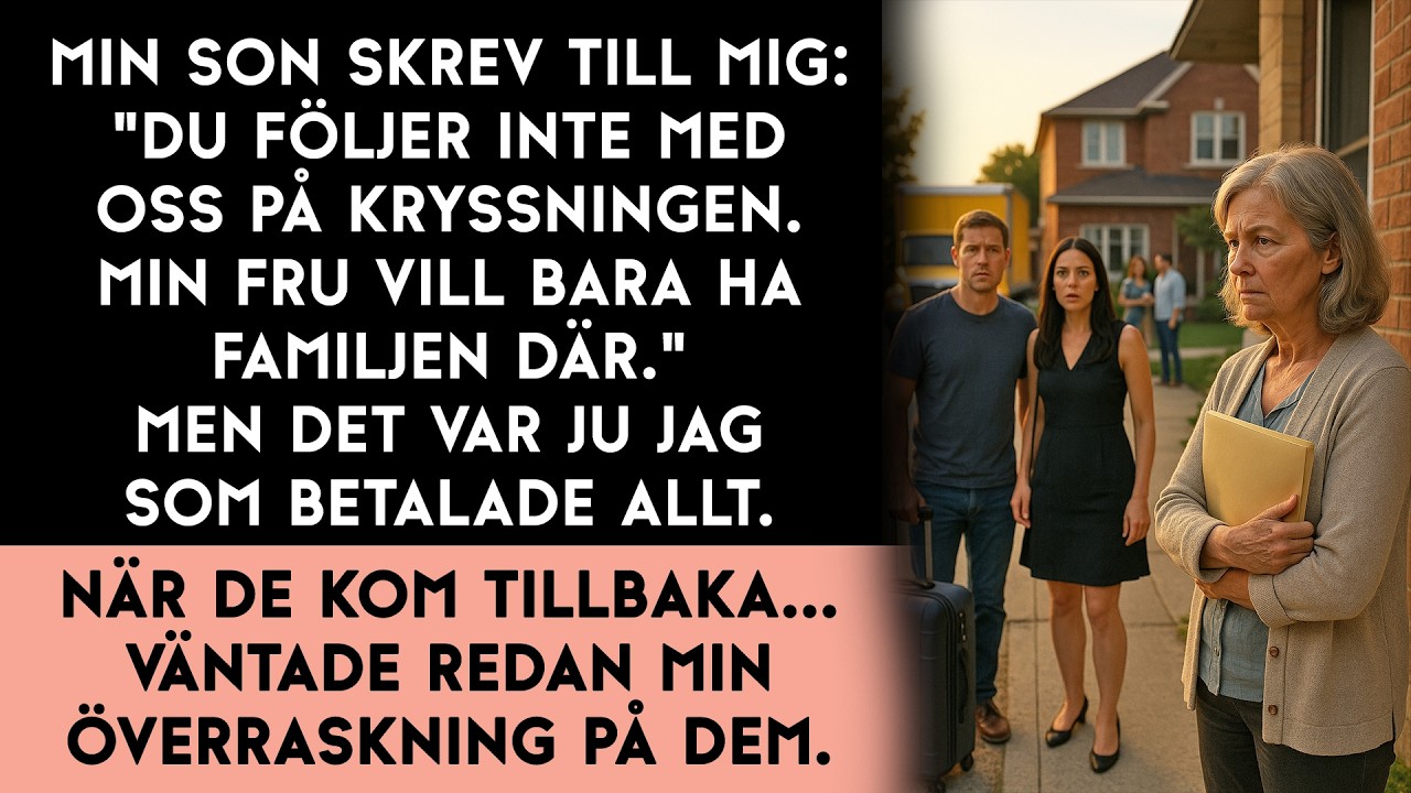 Jag gav min son ett hus… och nästa morgon fick jag ett sms som krossade mitt hjärta