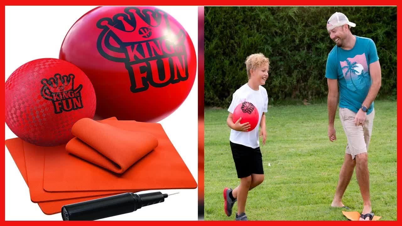 Hedstrom King of Fun Jumbo Oversized Kickball Set, Red YouTube