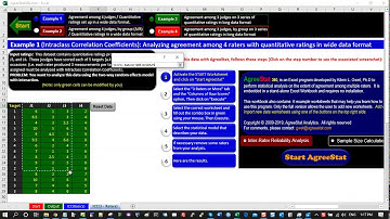 Intraclass Correlation for 3 Raters or More under the 1-Way Random Subject Effects Model (1A)