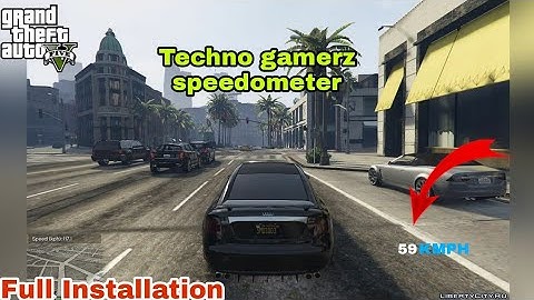 GTA V : HOW TO INSTALL @TechnoGamerzOfficial SPEEDOMETER IN GTA V 🔥🔥🔥