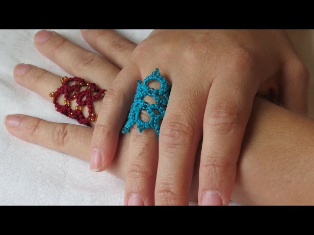 Needle Tatting - Ring Thread Method: part two (Tutorial) by RustiKate -  YouTube