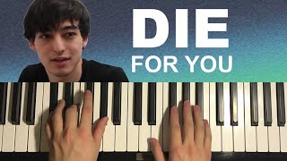 Joji - Die For You (Piano Tutorial Lesson)