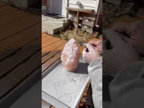 اكبر صخرة ملحية نحت تمثال على صخور الهملايا طعم الملح الصخري