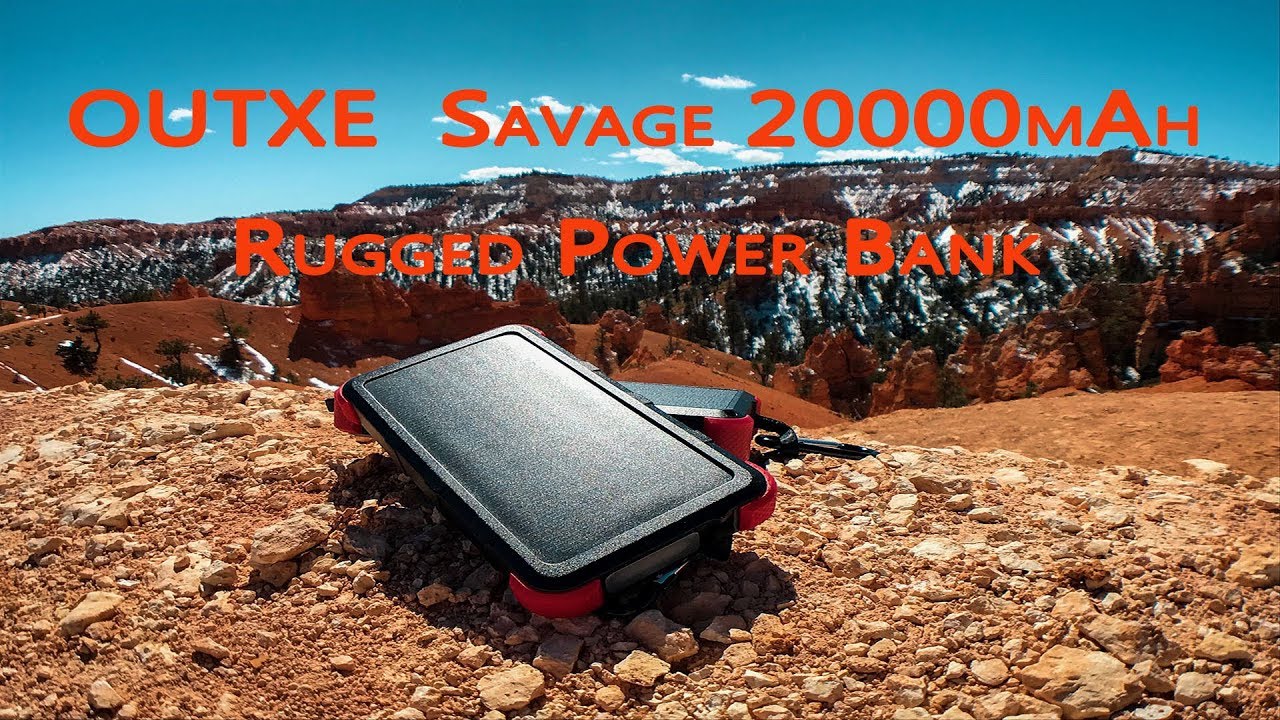 OUTXE Savage 20000mAh Rugged Solar Charger
