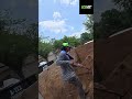 Stop Moving Dirt Twice! Genius Worksite Hack! #shorts