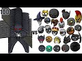 Stick War 3 Saga 100 Shadowrath Vs 100 Units Of Each 
