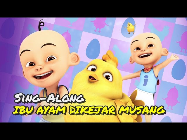 Upin & Ipin - Ibu Ayam Dikejar Musang [Sing-Along][HD] class=