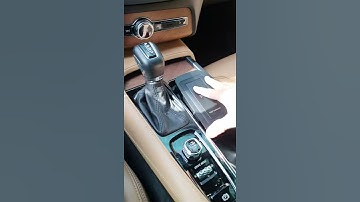 Volvo XC90 wireless phone charger installation