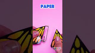 🦋 Incredible Butterfly FLYING DIY for KIDS 🦋 #Shorts #Kids #Diy