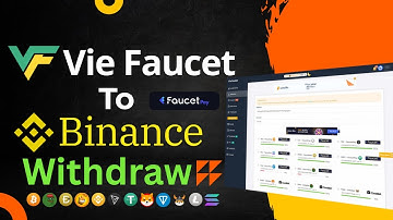 Vie Faucet To Binance Crypto Withdraw via Faucet pay | Any exchange or wallet