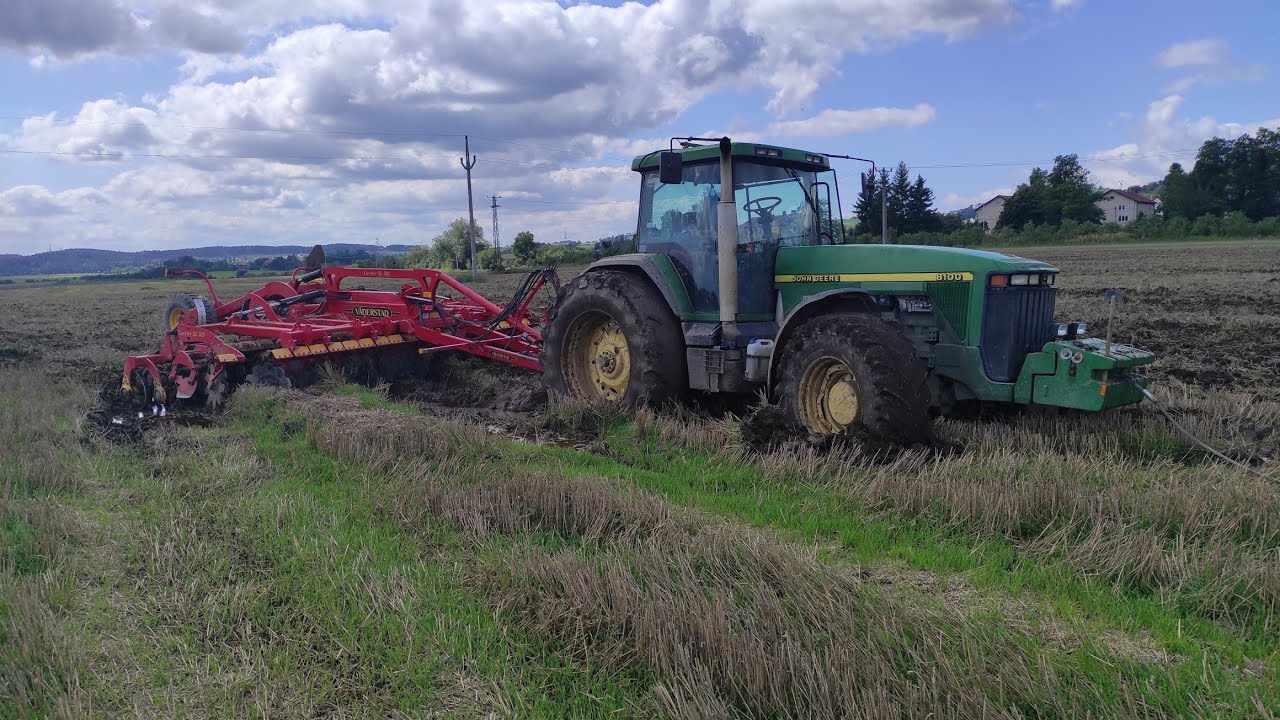 AgroVlog #21 - Podmítka, John Deere 8100 - Vaderstad Carrier XL 525