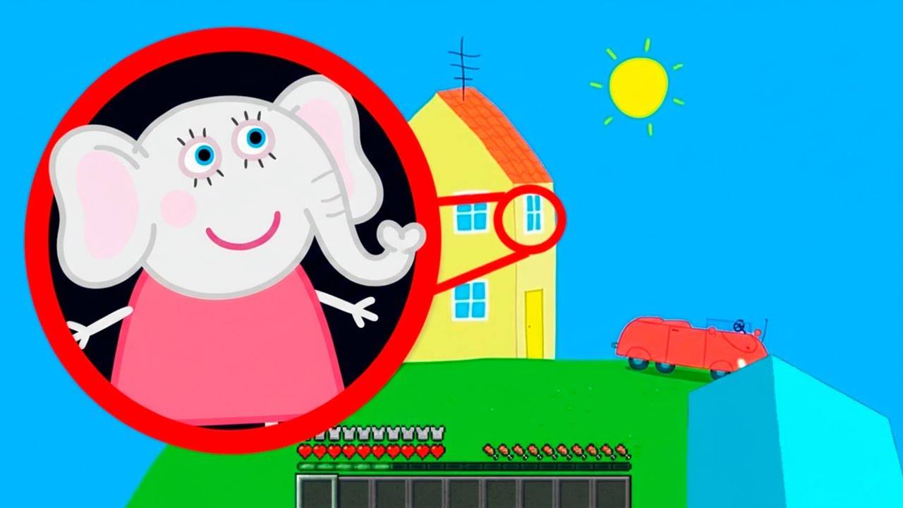Descubrí al Personaje OCULTO de Peppa Pig en Minecraft😰